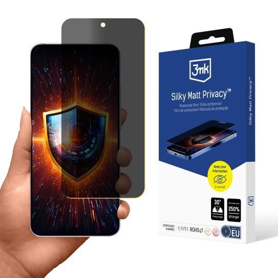 3mk ochranná folie Silky Matt Privacy pro Oppo Reno 140 