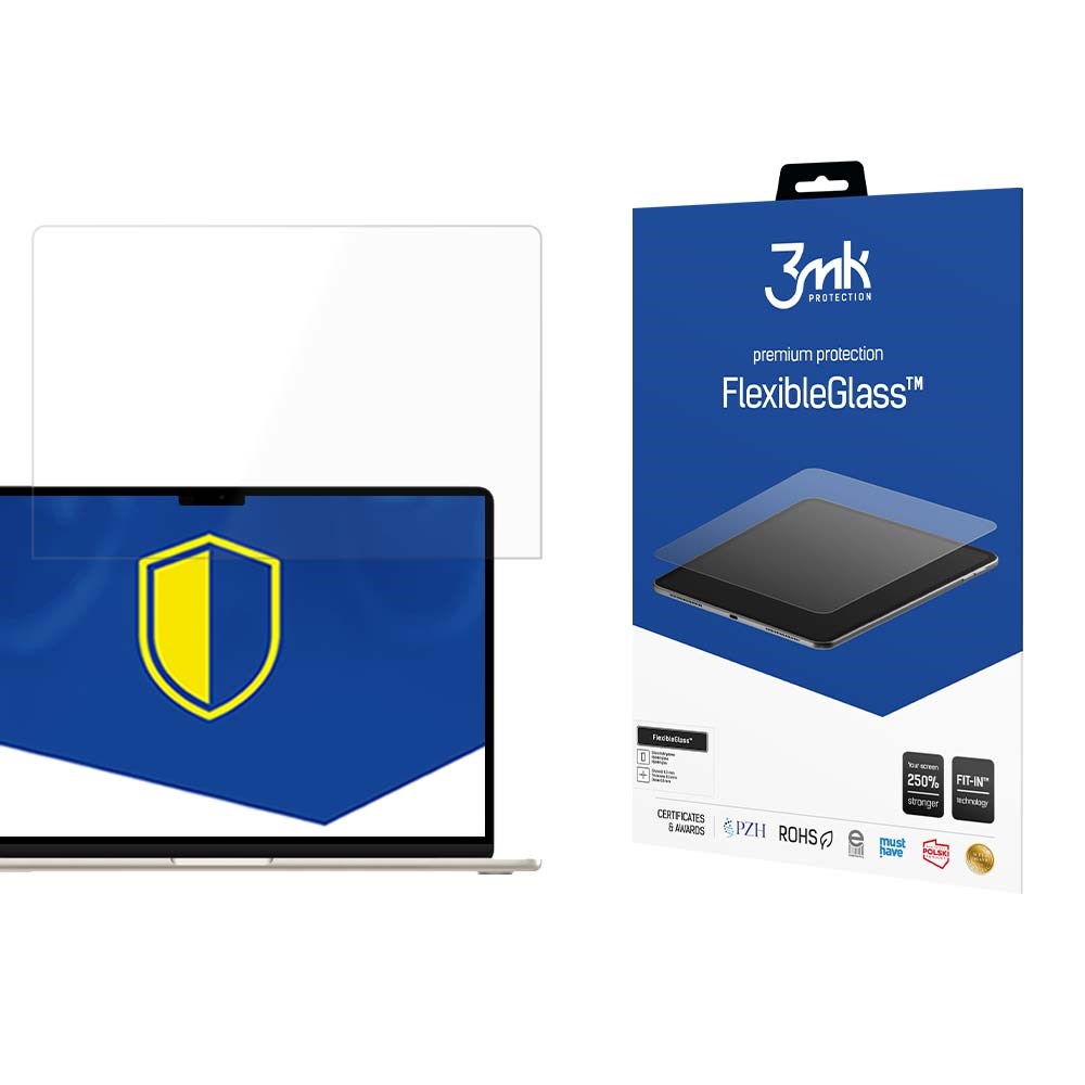 3mk hybridní sklo FlexibleGlass pro Apple Macbook Air 15, 3 (M2 /  M3 /  M4)0 