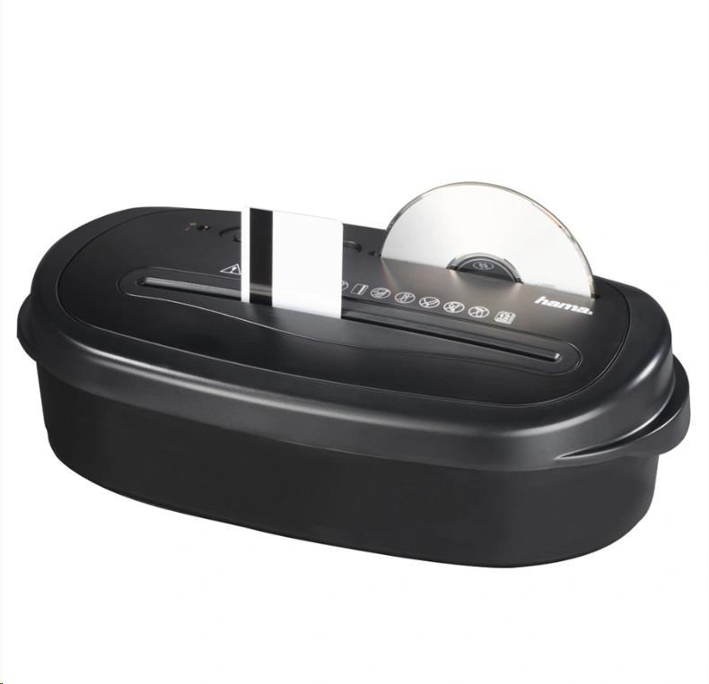 Hama Home X12CD, skartovačka, krížový rez, 12 listov, stupeň utajenia P-42 