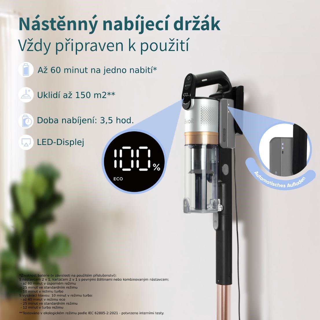 Levoit LVAC-300 Plus 6v1 Aku Turbo Cyclone černý9 