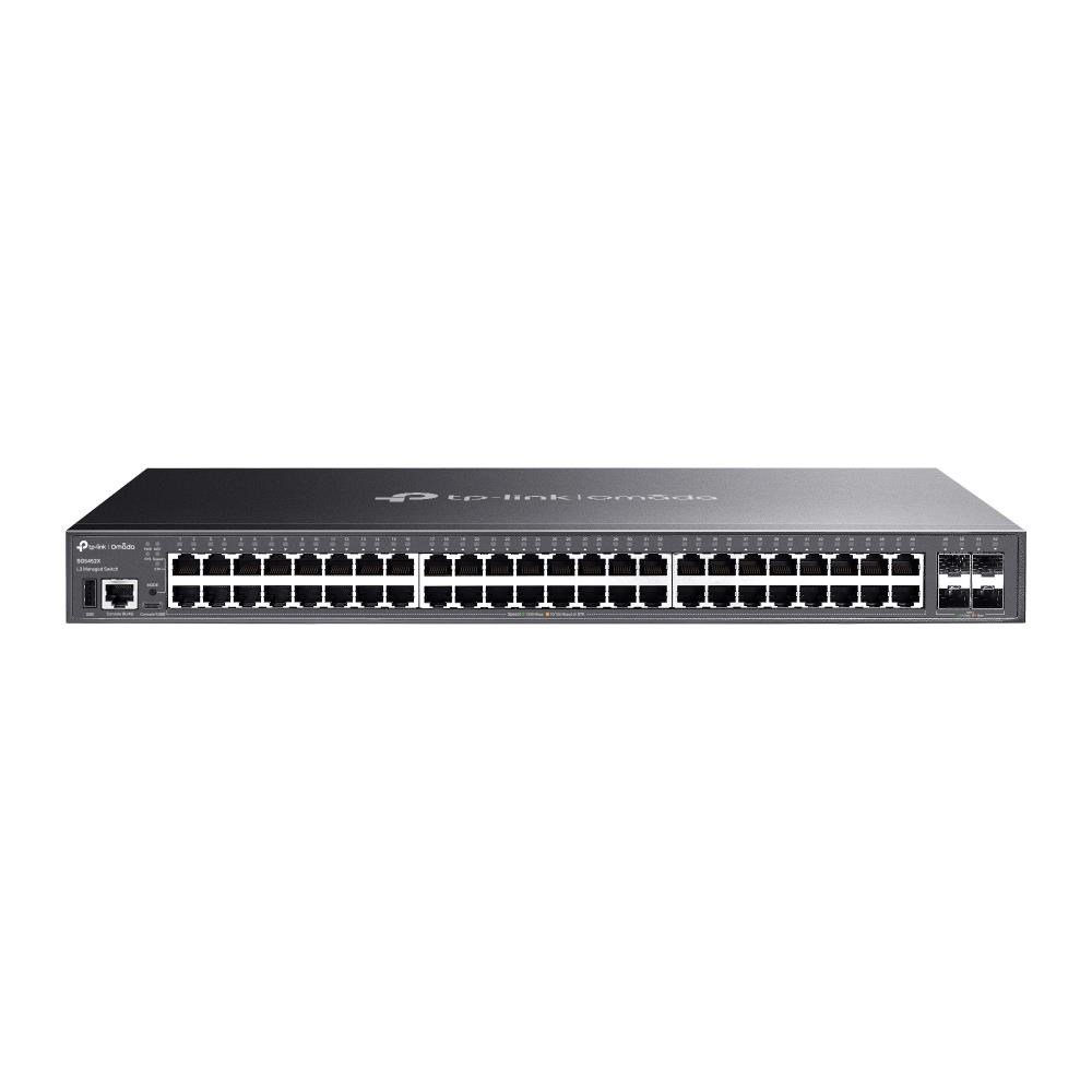 Omada 48-Port Gigabit Stackable Lite L3 Managed Switch with 4 10G Slots
