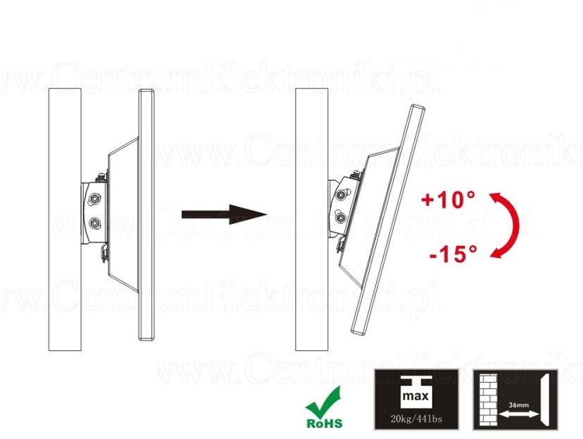 Držák monitoru Tv Fiber Novelty FN203T2 