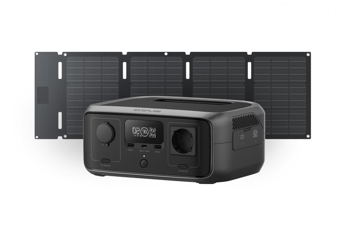 EcoFlow River 3 UPS + EcoFlow 45W solární panel (Typ-C) (Hard Bundle)0 
