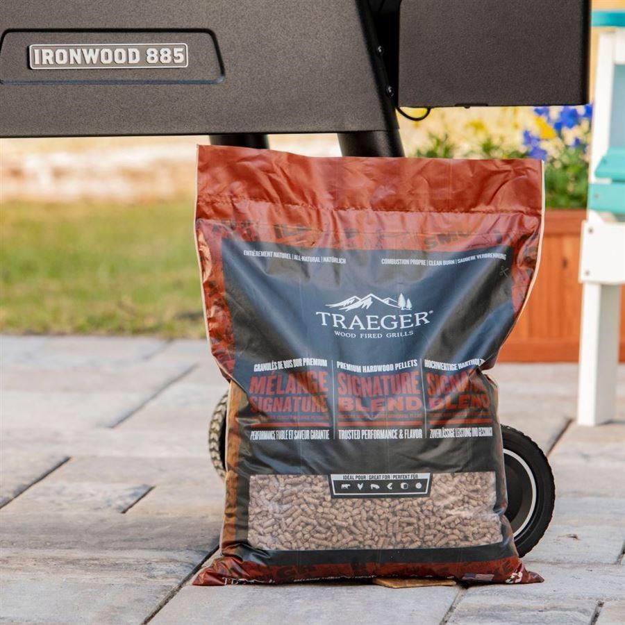 Traeger dřevěné pelety, Signature Blend, certifikováno FSC2 