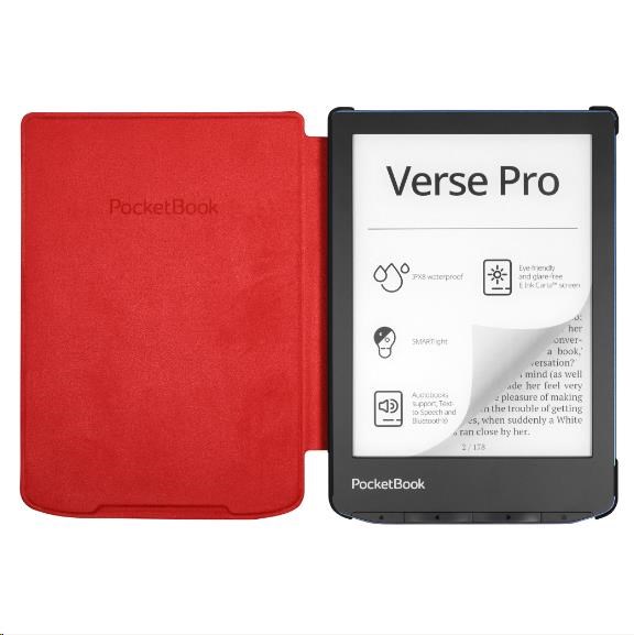 POCKETBOOK pouzdro pro Verse,  Verse PRO,  Verse PRO Color,  červené2 