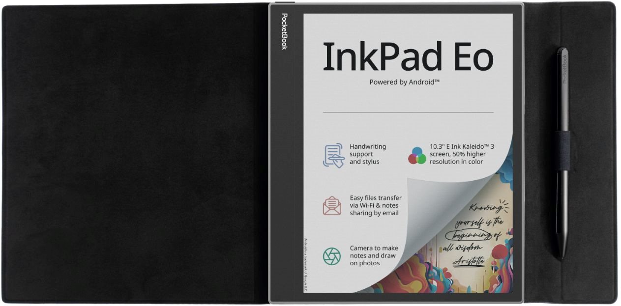 POCKETBOOK pouzdro Flip pro InkPad Eo,  černé2 