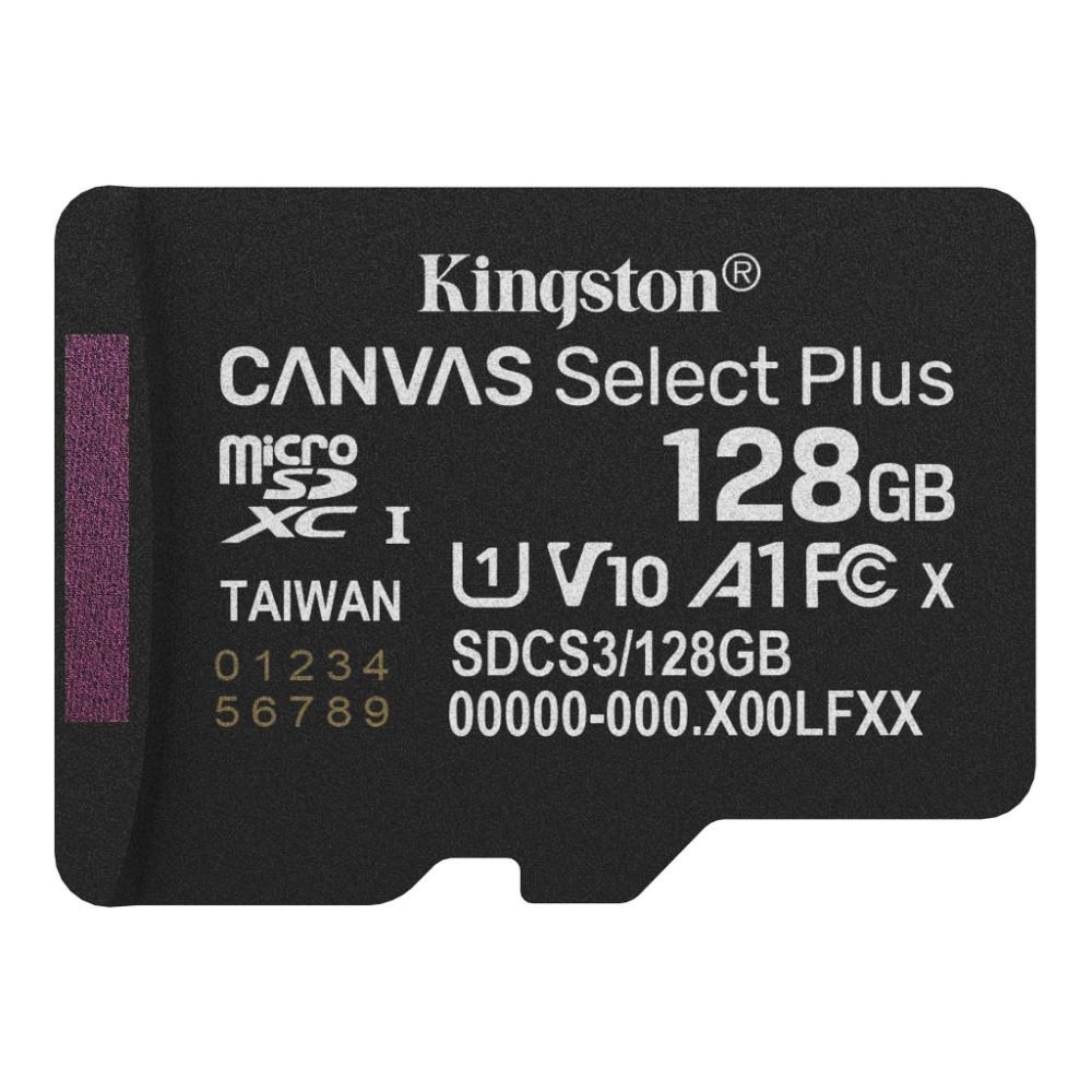 Kingston Canvas Select Plus/ Micro SDXC/ 128GB/ UHS-I U1 / Class 10
