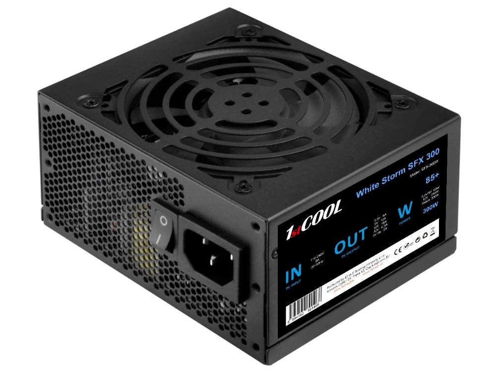Napájací zdroj EUROCASE micro SFX-300W,  8cm ventilátor,  APFC,  CE,  CB,  ErP2013,  80+0 