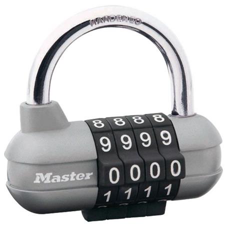 Master Lock Kombinační visací zámek horizontální 1520EURD -  - šedý0 
