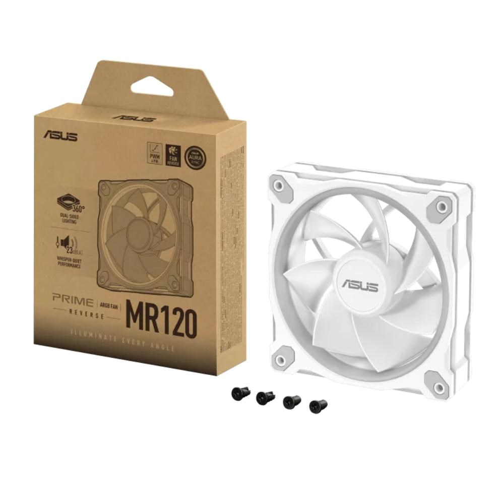 ASUS Ventilátor PRIME MR120 ARGB Reverse,  1x120mm,  bílá4 