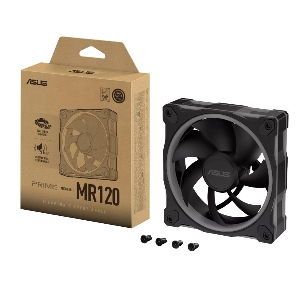 ASUS Ventilátor PRIME MR120 ARGB, 1x120mm, černá4 