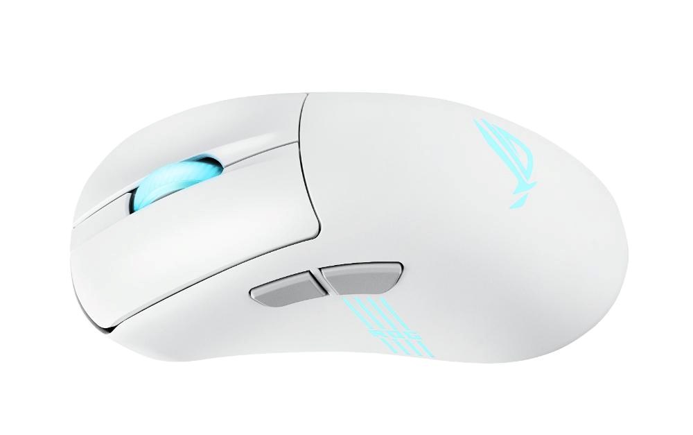 ASUS myš ROG Keris II Origin,  bezdrátová herní myš,  bílá2 