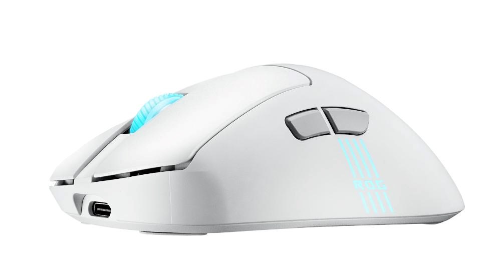 ASUS myš ROG Keris II Origin,  bezdrátová herní myš,  bílá4 