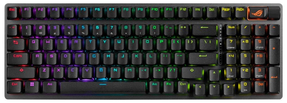 ASUS klávesnice ROG STRIX SCOPE II X,  mechanická,  drátová,  ROG NX Snow V2,  CZ/ SK4 