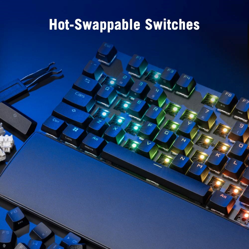ASUS klávesnice ROG STRIX SCOPE II X,  mechanická,  drátová,  ROG NX Snow V2,  US9 