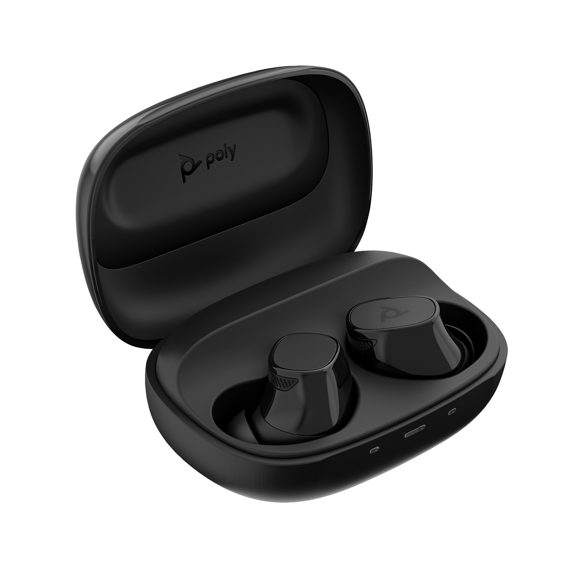 HP Renew Poly Voyager Free 20 Gray Earbuds +Basic Charge Case0 