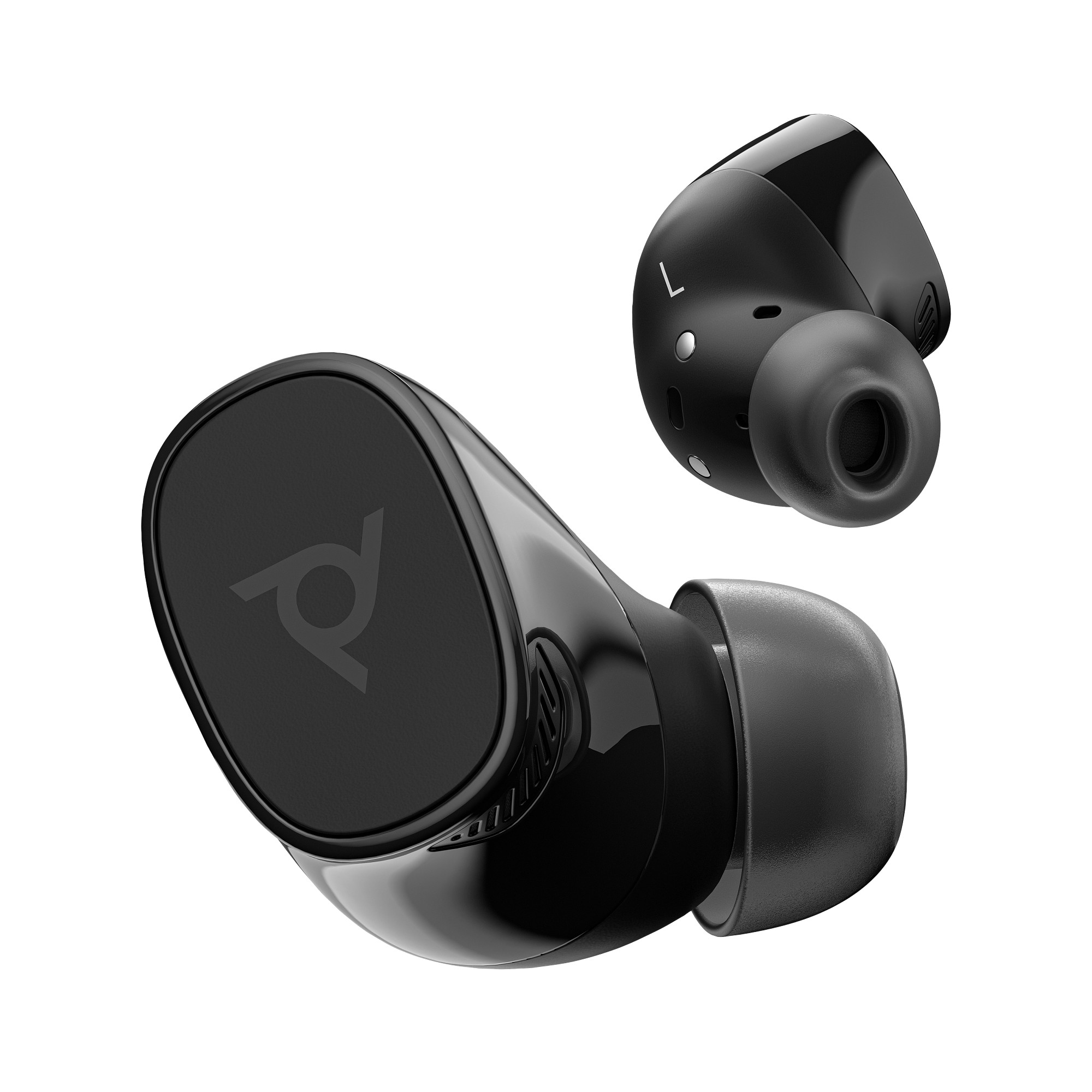 HP Renew Poly Voyager Free 20 Gray Earbuds +Basic Charge Case2 