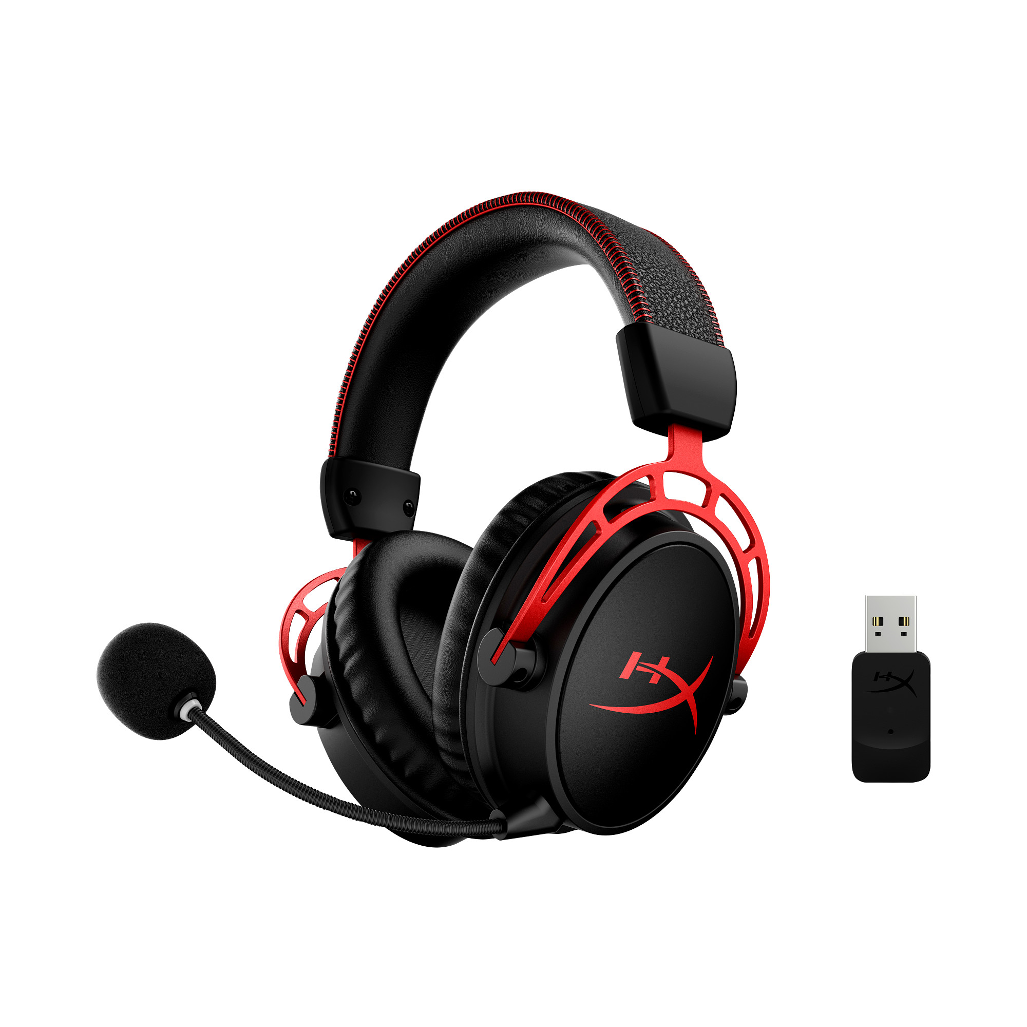 HP Renew HyperX Cloud Alpha - Wireless Gaming Headset (Black-Red)2 