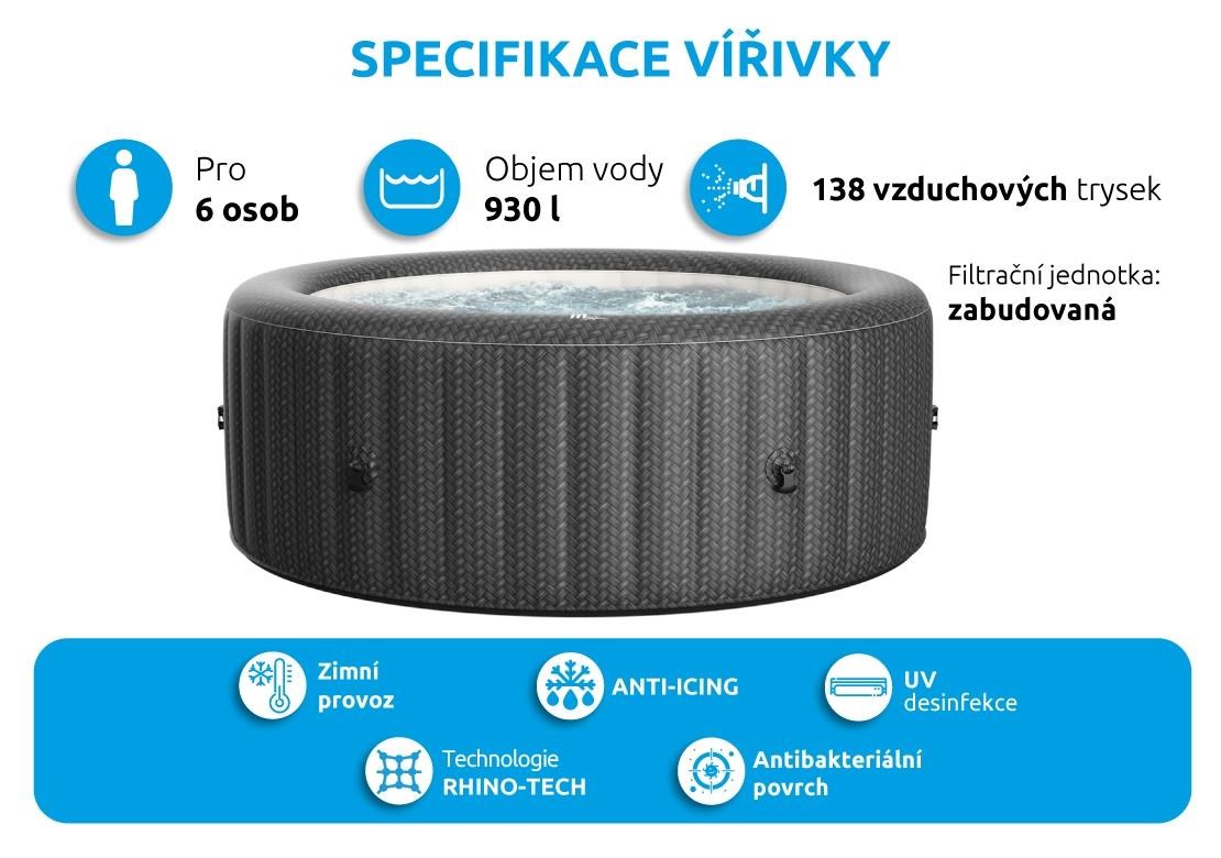 MSPA Ottoman C-OM062 vířivý bazén3 