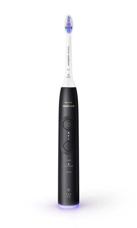 Philips Sonicare 6500 Gentle clean sada elektrických zubních kartáčků,  2 kusy,  černá a bílá2 