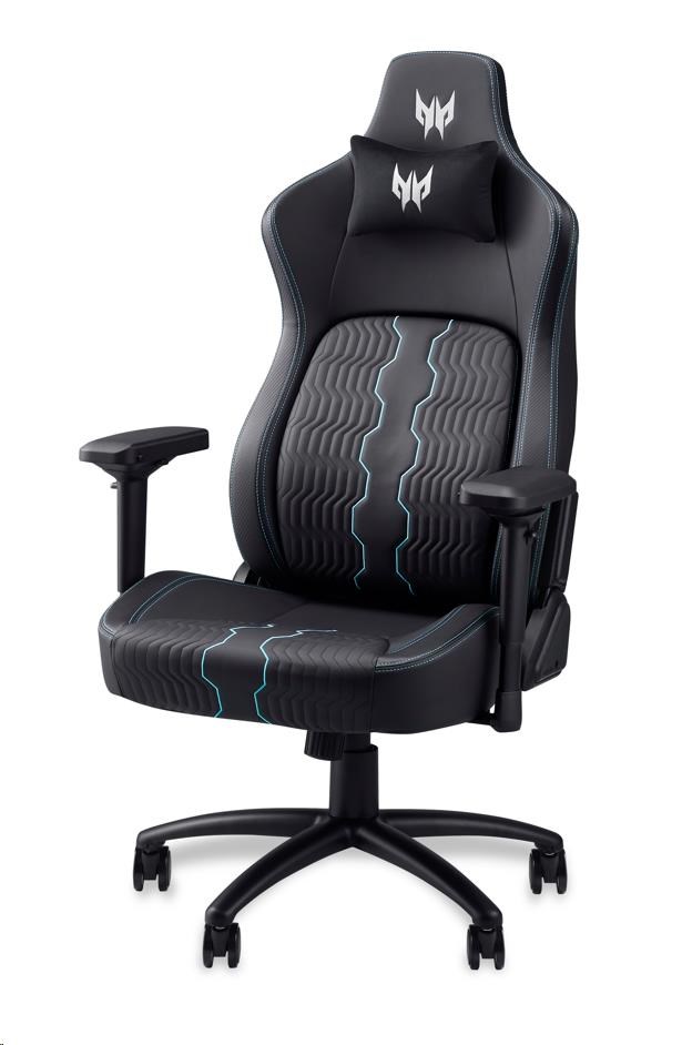 ACER herní křeslo Predator Rift Pro, 4D područky, zádová opěrka, otočná konstrukce, Black2 