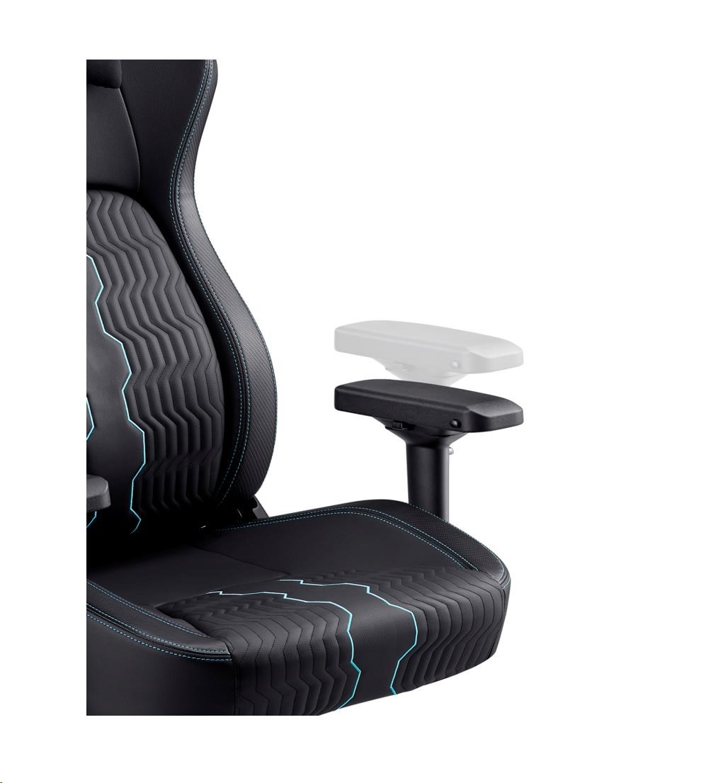 ACER herní křeslo Predator Rift Pro, 4D područky, zádová opěrka, otočná konstrukce, Black7 