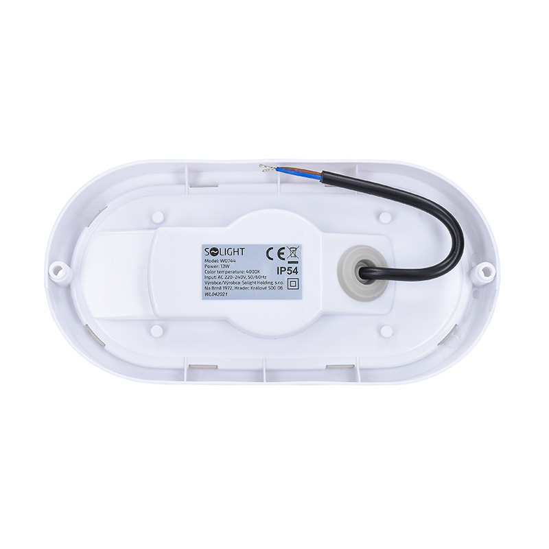Solight LED venkovní osvětlení oválné,  13W,  910lm,  4000K,  IP54,  21cm0 