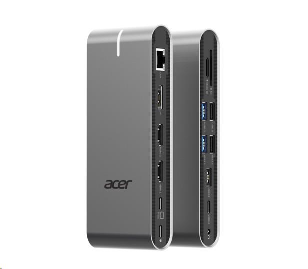 ACER 15in1 USB Type-C Universal Mini-dock: Host interface: USB-C, 2x USB-A 2.0, 1x USB-A 3.2 Gen2, 1x USB-A 3.2 Gen1, 13 