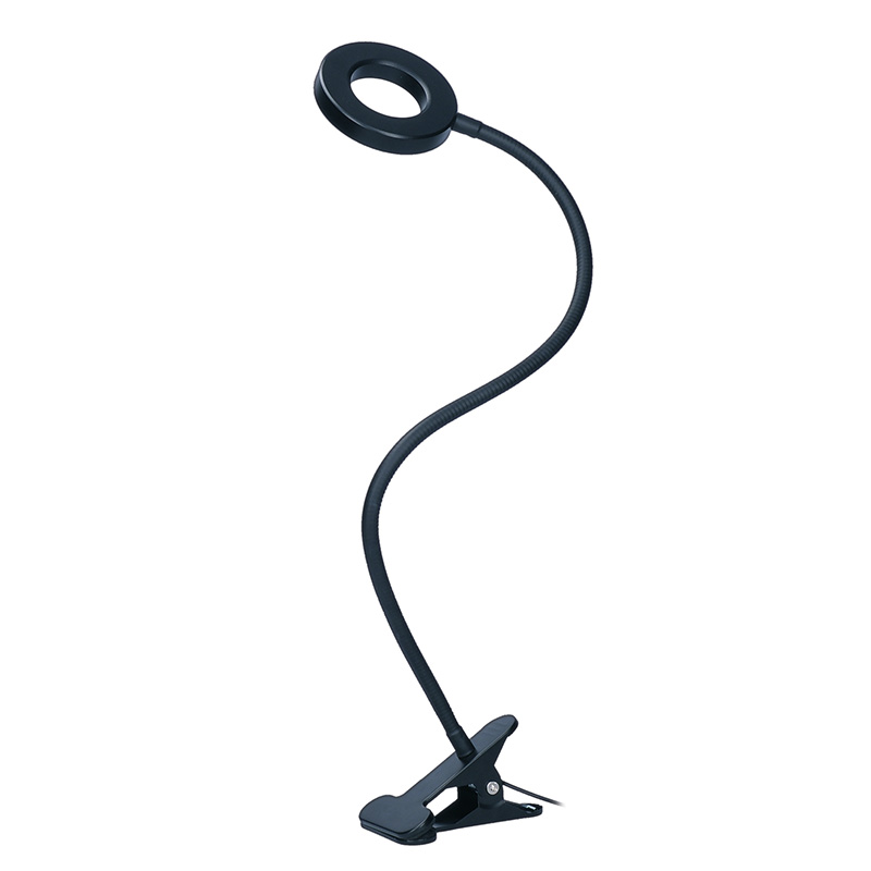 Solight LED stmívatelná stolní lampička s klipem,  300lm,  nastavitelná teplota světla,  USB6 