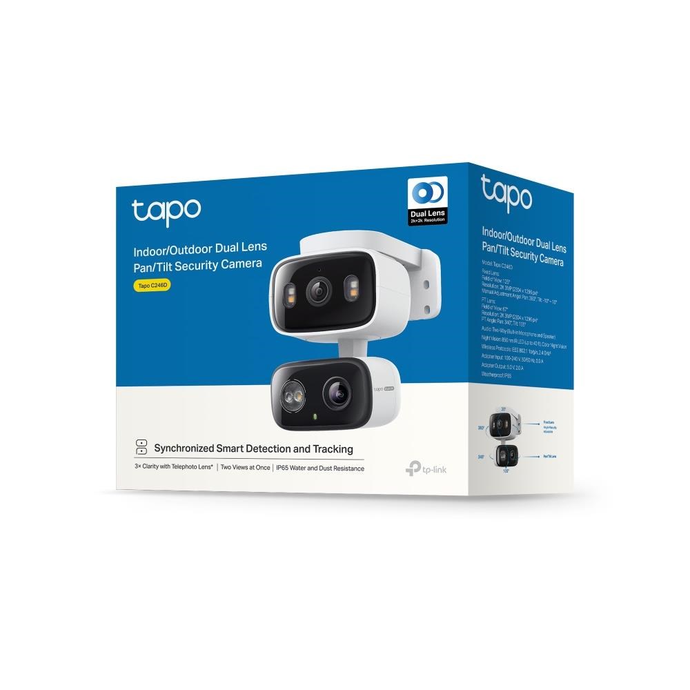 TP-Link Tapo C246D venkovní/ outdoor otočná kamera (3MP,  2K 1296p,  IR 12m,  WiFi,  micro SD card)3 