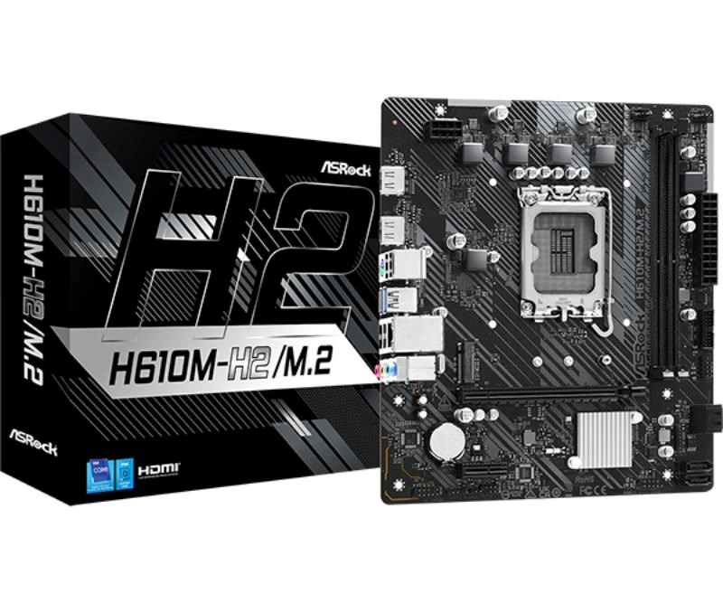ASRock MB Sc LGA1700 H610M-H2/ M.2,  Intel H610,  2xDDR4,  2xHDMI,  mATX0 