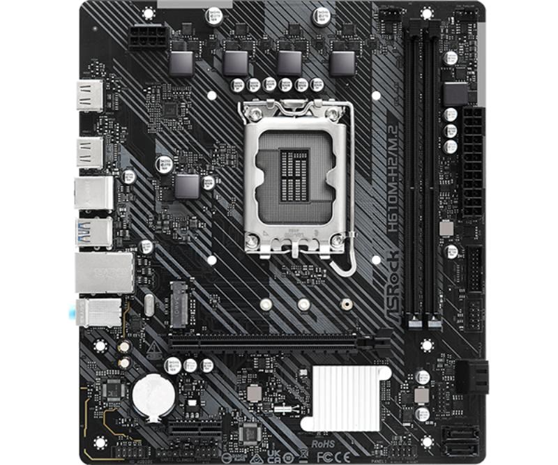 ASRock MB Sc LGA1700 H610M-H2/ M.2,  Intel H610,  2xDDR4,  2xHDMI,  mATX1 