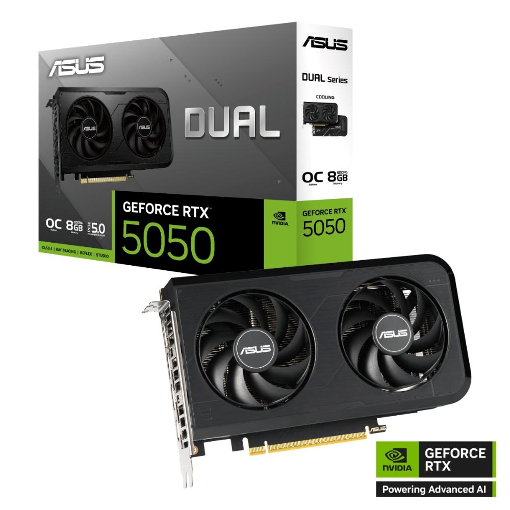 ASUS Dual RTX5050/ Gaming/ OC/ 8GB/ GDDR6