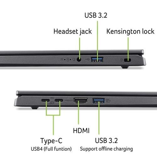 ACER NTB Aspire 15 (A15-61M-R59C), R5-8640HS, 15.6