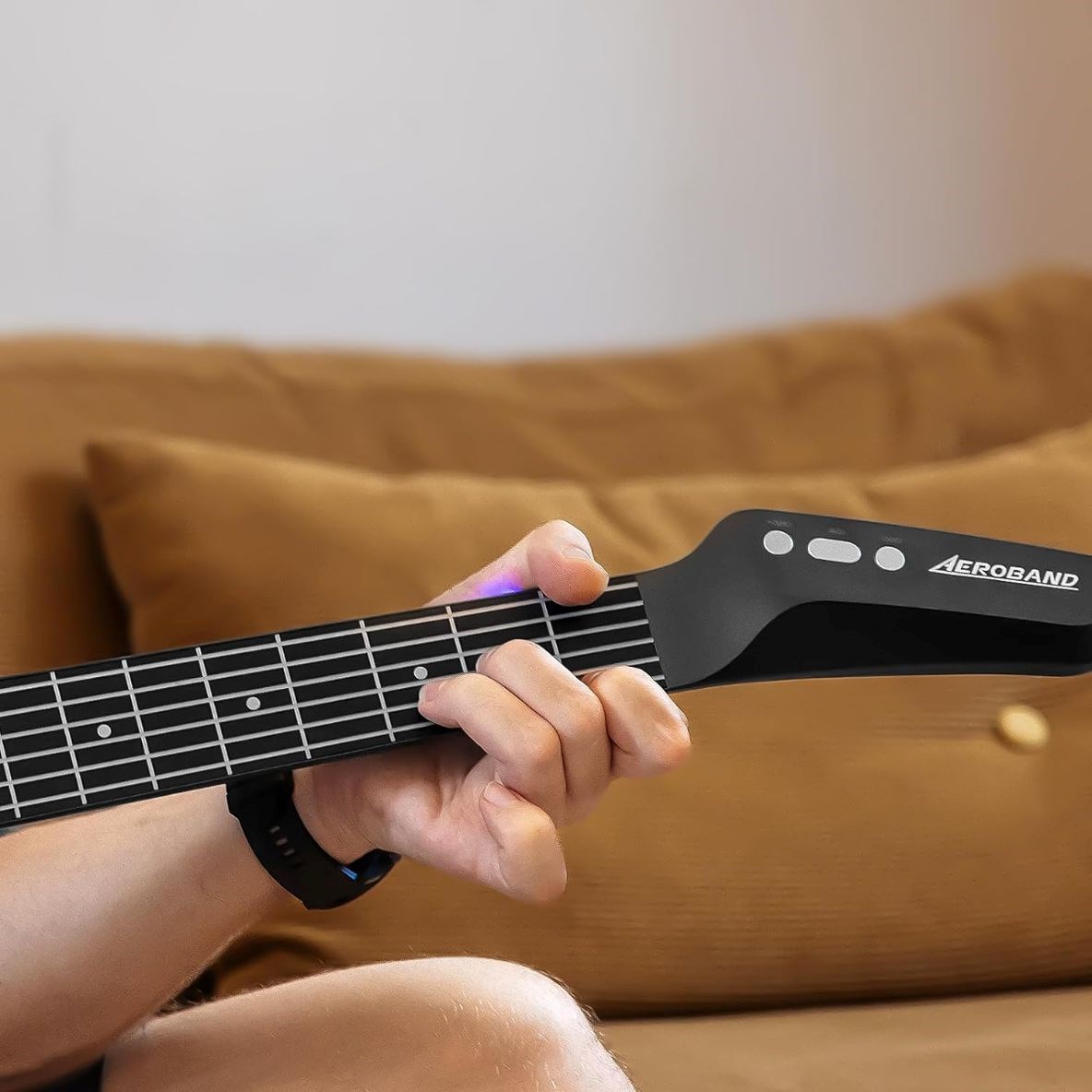 Aeroband Guitar - Smart Elektrická Kytara pouzdro, černá4 