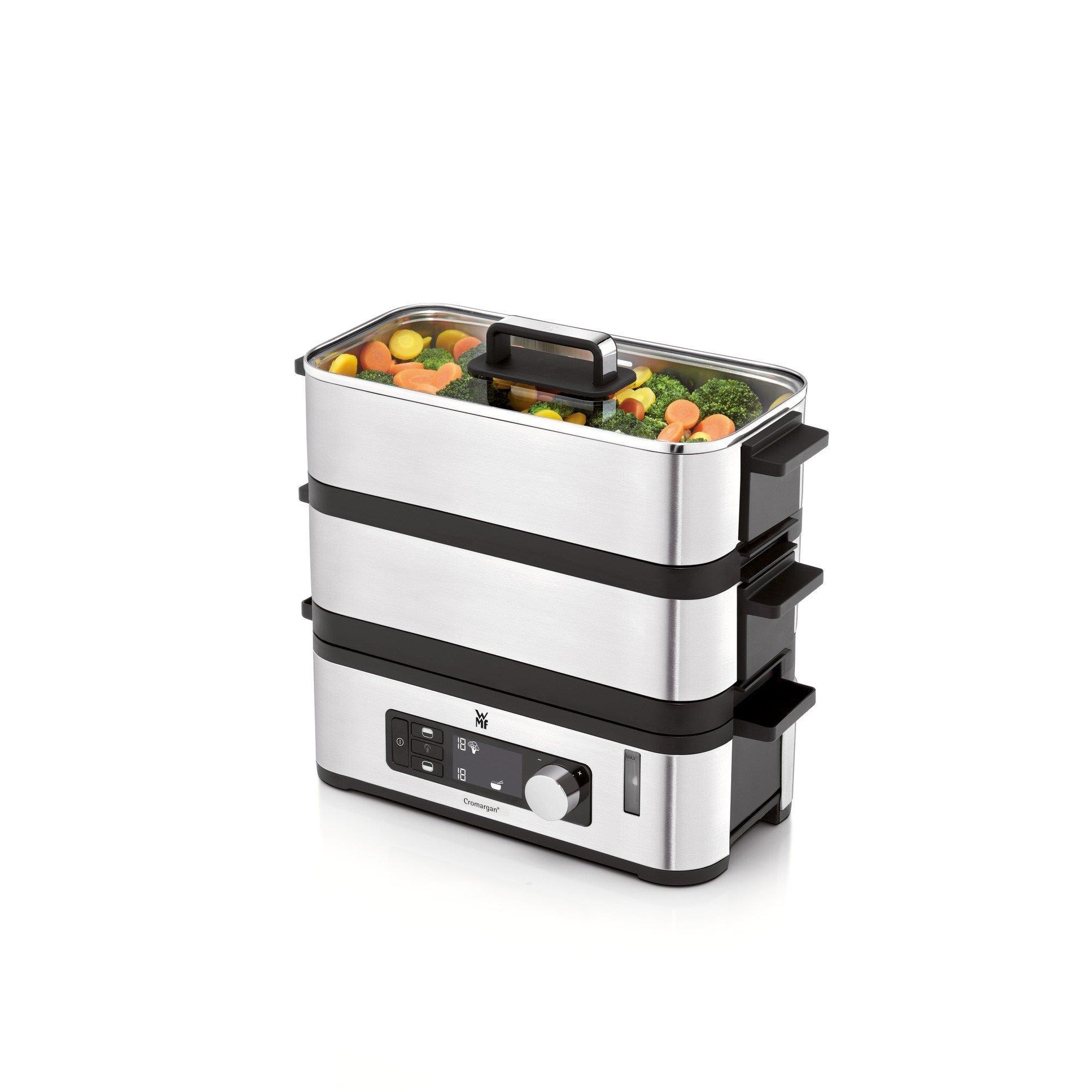 WMF KITCHENminis parní hrnec, 900 W, příprava několika chodů najednou2 