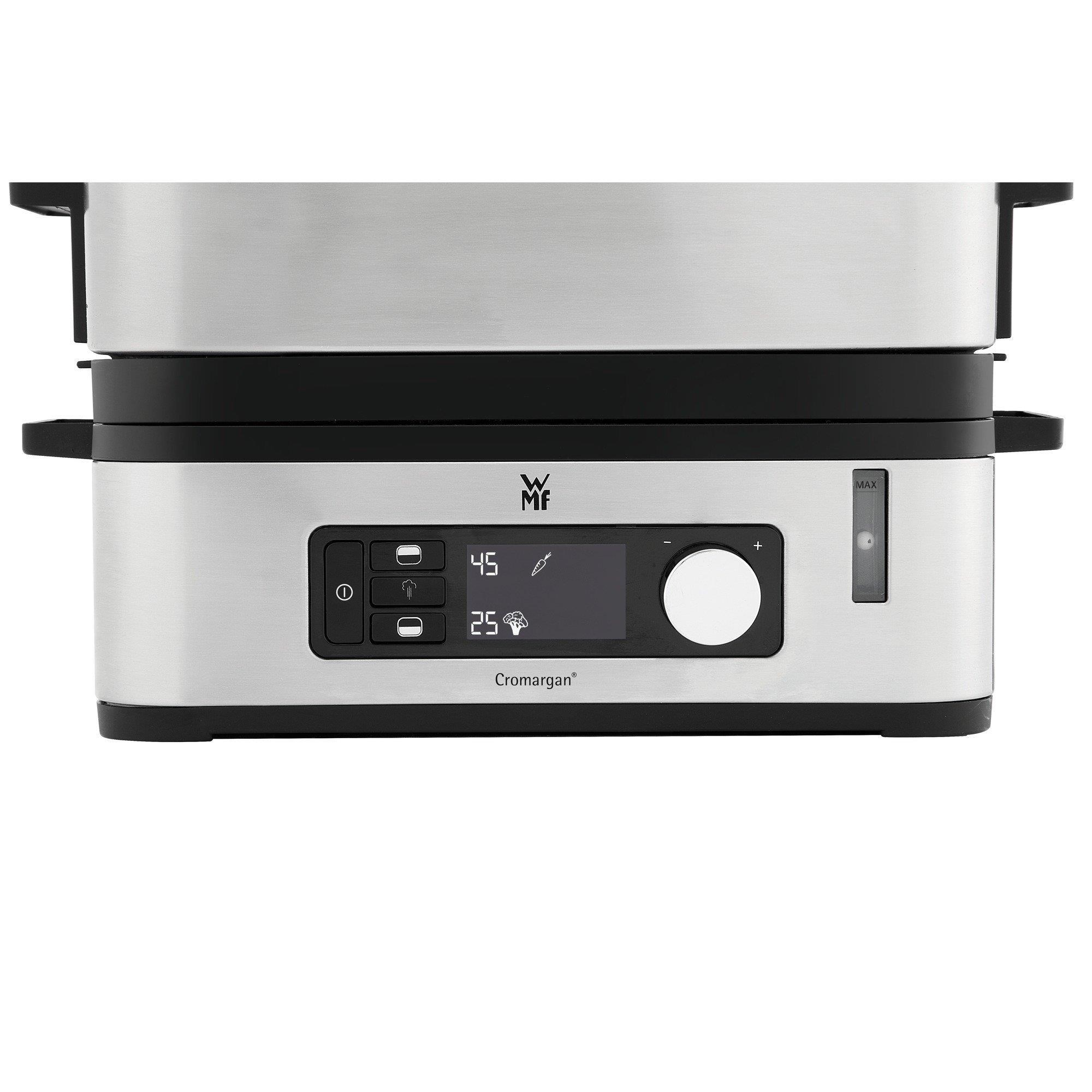 WMF KITCHENminis parní hrnec, 900 W, příprava několika chodů najednou3 