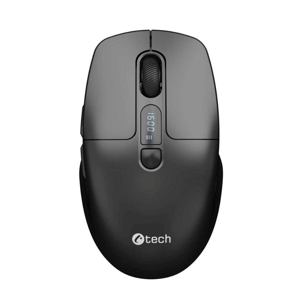 C-TECH Myš WLM-13,  Bezdrátová,  černá0 