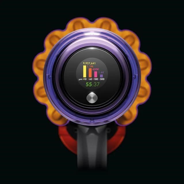 BAZAR - Dyson V15 Detect Absolute 2023,  vysavač,  14 cyklonů,  240 AW,  filtrace celého přístroje - použito /  opraveno3 