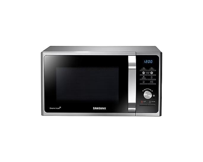 BAZAR - Samsung mikrovlnná trouba,  Klasická,  s funkcí zdravého vaření,  23 l,  stříbrně titan - Poškozený obal (Komplet)0 