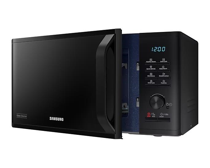 Samsung mikrovlnná trouba,  klasická,  s funkcí zdravého vaření,  23 l,  černá3 