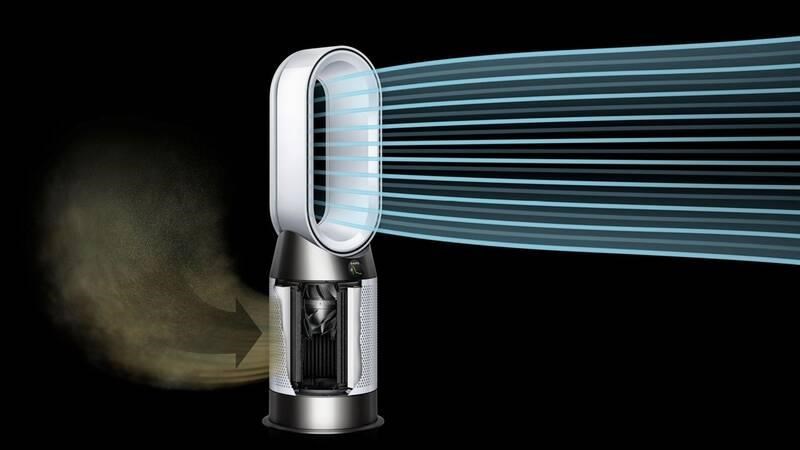BAZAR - Dyson Purifier Hot+Cool Gen1 HP10 čistička vzduchu,  čistí,  ohřívá a ochlazuje,  LCD displej,  Rozbaleno (komplet)4 