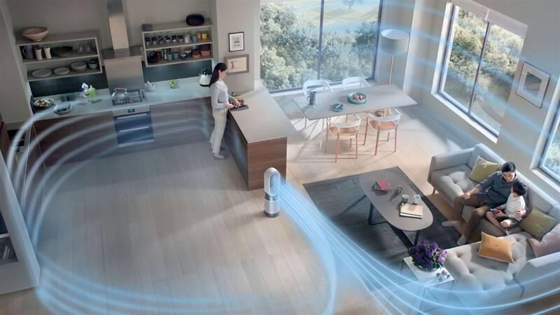 BAZAR - Dyson Purifier Hot+Cool Gen1 HP10 čistička vzduchu,  čistí,  ohřívá a ochlazuje,  LCD displej,  Rozbaleno (komplet)6 