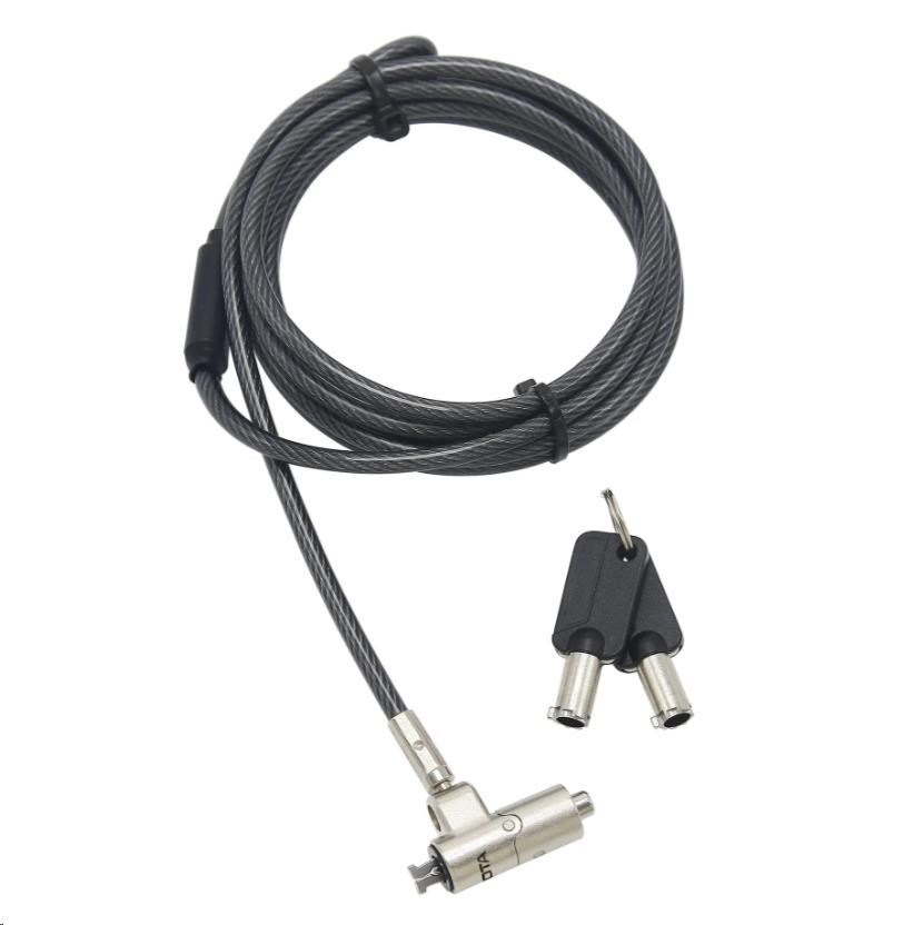 DICOTA Security Cable Nano Lock Ultra Slim masterkey 2.5x6 mm slot1 