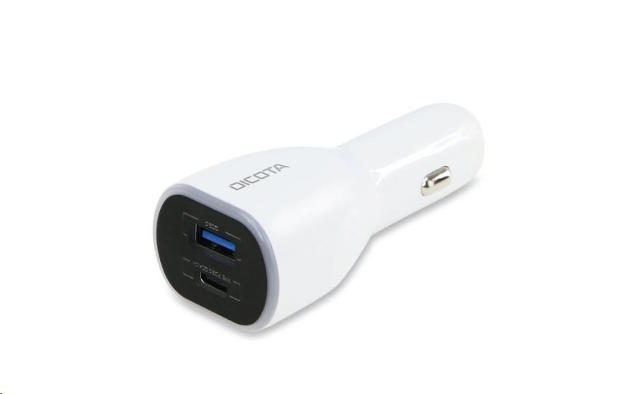 DICOTA Car Laptop Charger Universal PRO 12/ 24V (100W),  white0 