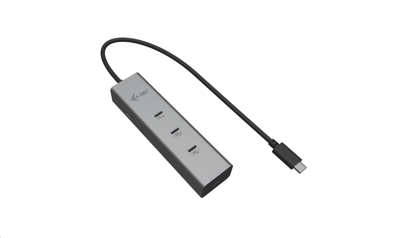 i-tec USB-C Charging Metal HUB 5port s USB-C video 8K, Power Delivery 85W