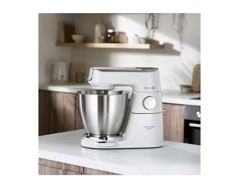 Kenwood Titanium Chef Baker XL kuchyňský robot,  zabudovaná váha,  časovač,  bílá4 