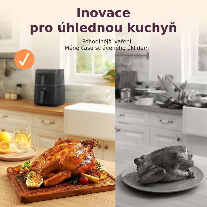 Cosori Turbo Tower horkovzdušná fritéza 10,8l černá6 