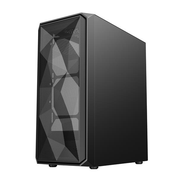 VeinX case ME19A Mid Tower, bez zdroje, 1x USB3.0, 1x USB2.0, 4x 120mm ARGB Fan, 1x ARGB Controller, černá3 