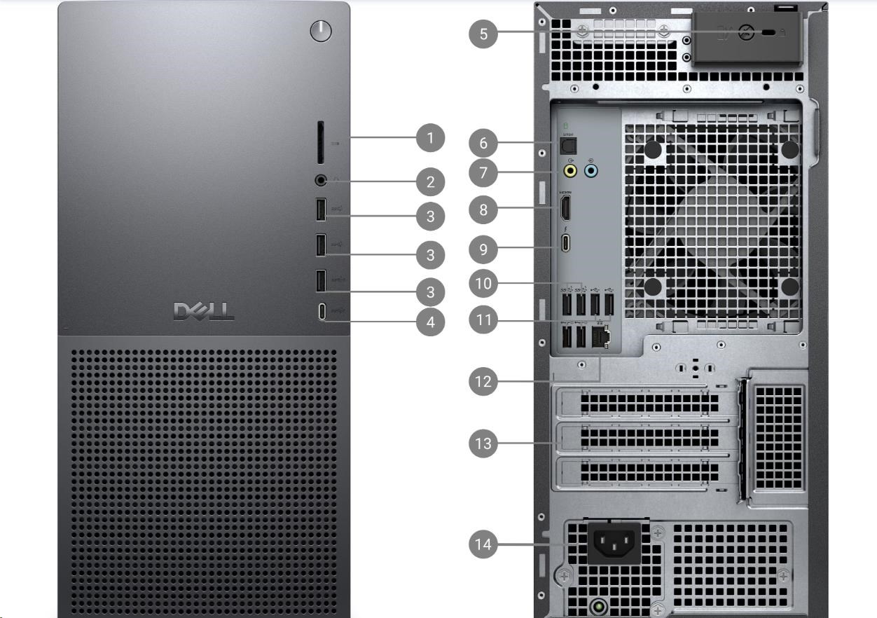DELL PC Tower Plus EBT2250/ 1000W/ U9-285K/ 32GB/ 2TB SSD/ Nvidia RTX 5080/ WLAN/ Kb&Mse/ W11 Pro/ 3Y PS NBD3 